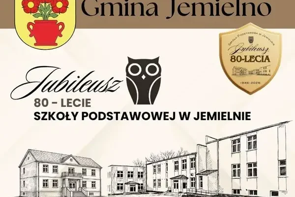 80-lecie Szkoły Podstawowej w Jemielnie – zaproszenie na jubileusz