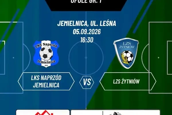 LKS Naprzód Jemielnica podejmie LZS Żytniów w 4. kolejce Klasy A