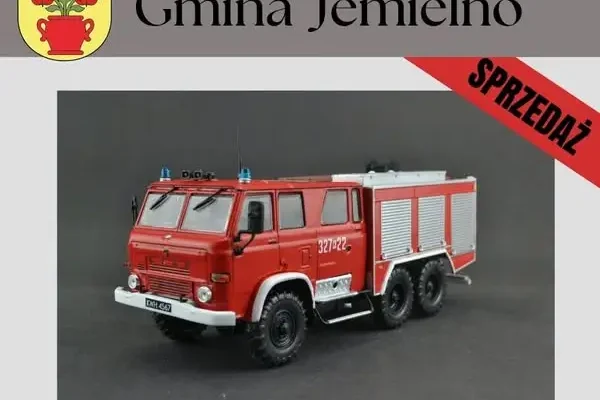 Gmina Jemielno sprzedaje dwa pojazdy pożarnicze STAR 266