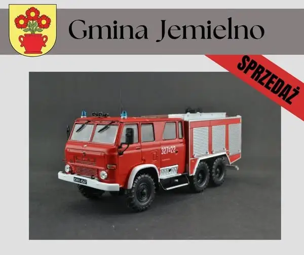 Gmina Jemielno sprzedaje dwa pojazdy pożarnicze STAR 266