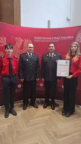Młodzieżowa Drużyna Pożarnicza z Góry nagrodzona w Gdańsku