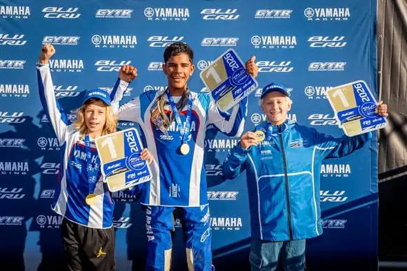 Tymek Andrzejewski wygrał światowy finał Yamaha bLU cRU 65cc we Francji
